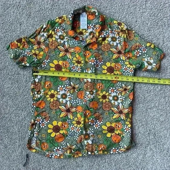 Disney World 50th Anniversary Vault Orange Bird Camp Shirt 2022 - Picture 8 of 9